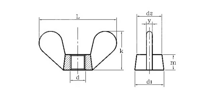wing nuts drawing
