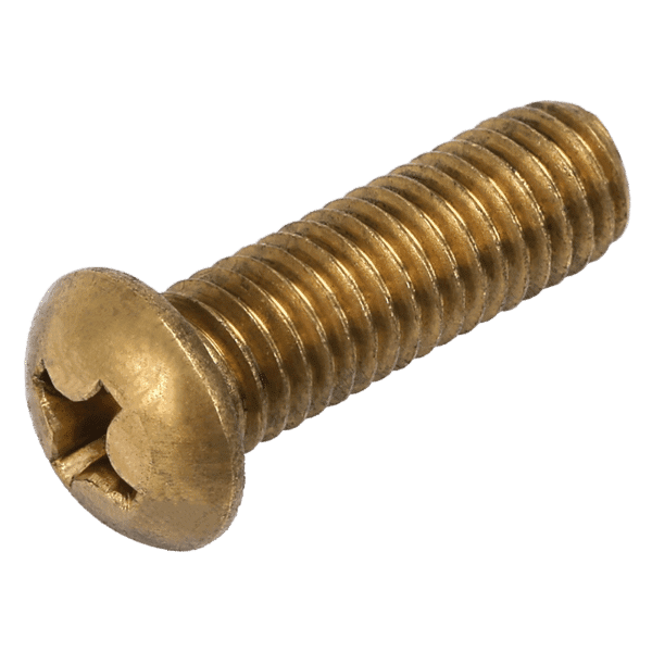 brass round head screws
