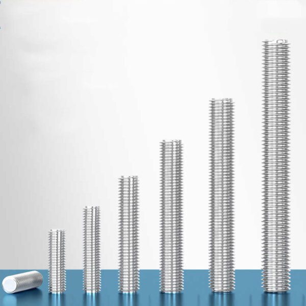 SS M8 M10 M12 M20 M24 Threaded Rods DIN976 - Image 2