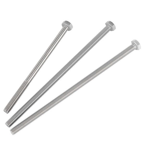 Stainless Steel Long Hex Bolts - Image 2