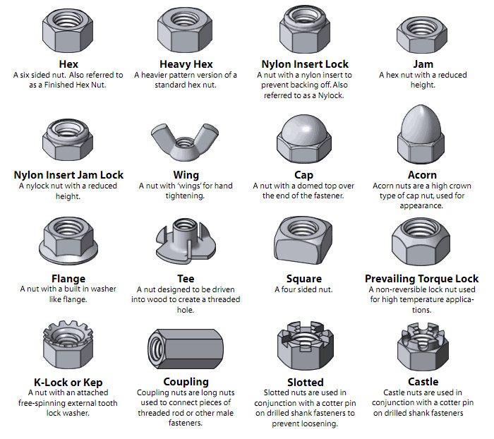 types of Nuts
