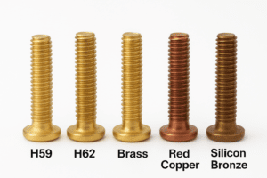 Brass, Red Copper, and Bronze screws