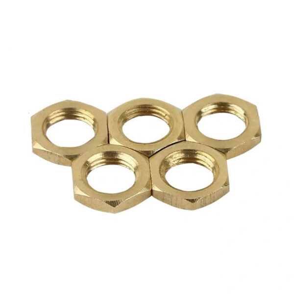 Brass Hex Half Nuts