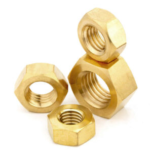 Brass Hexagon Full Nuts