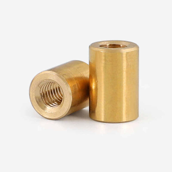 Brass Round Rod Long Nuts - FastenMetal