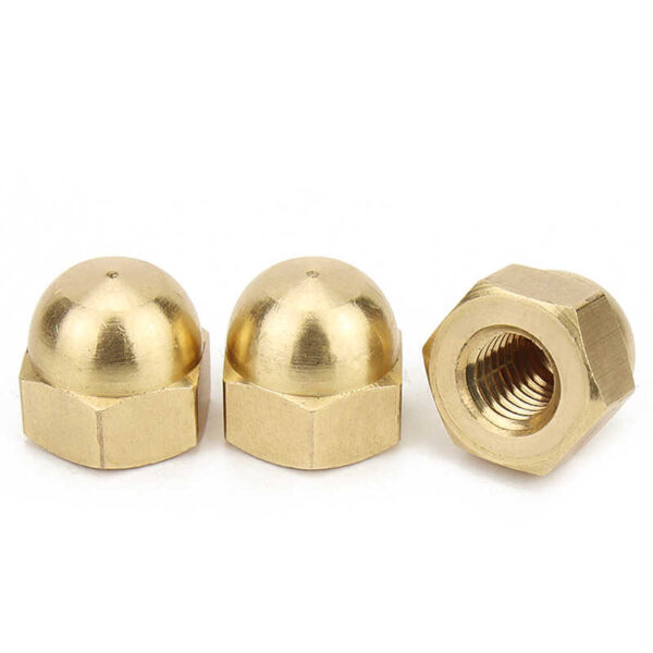 Strong Brass Cap Nuts