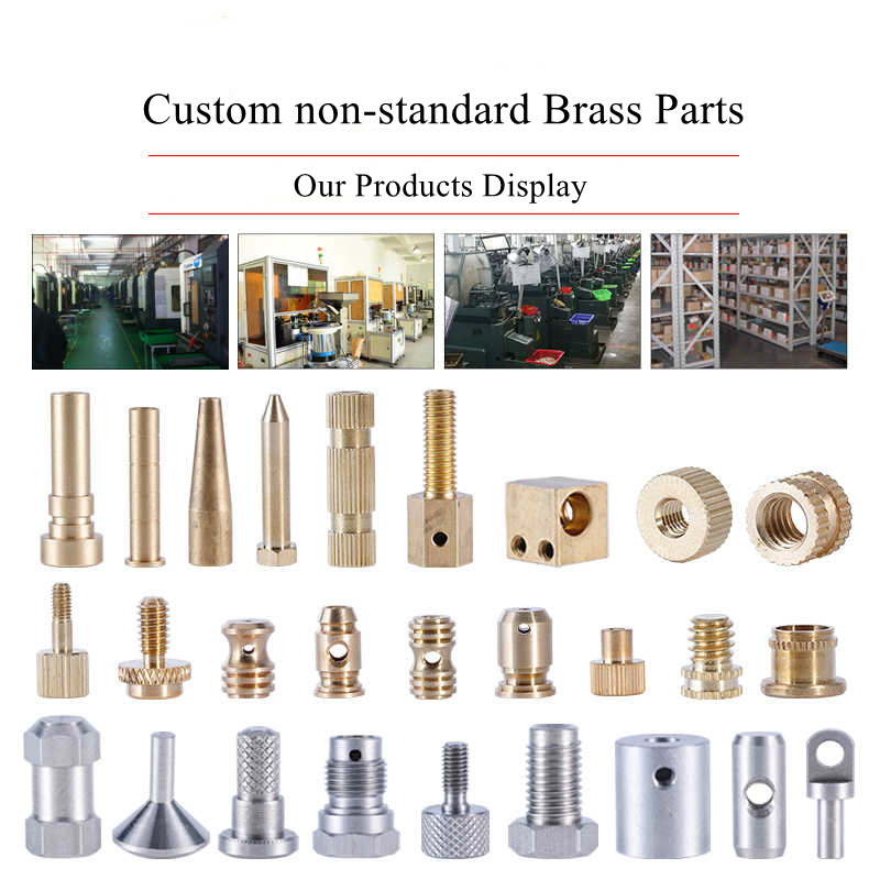 customize non standard brass nuts