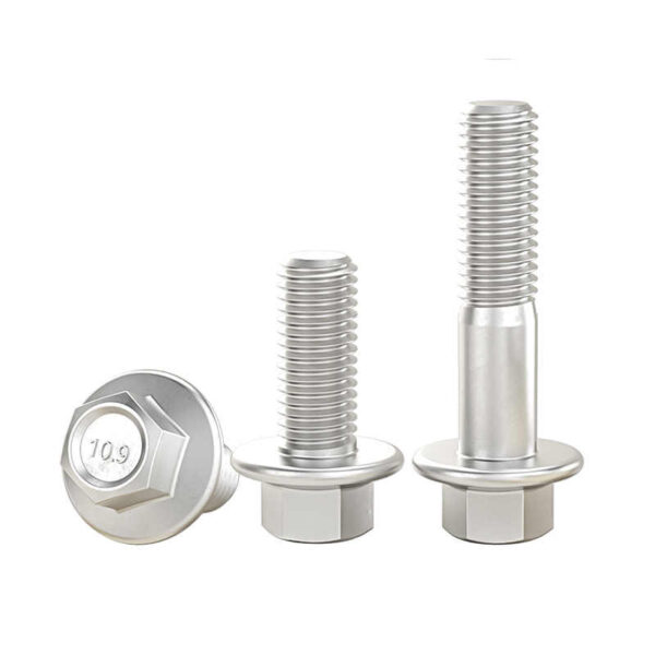 Dacro hex flange bolts