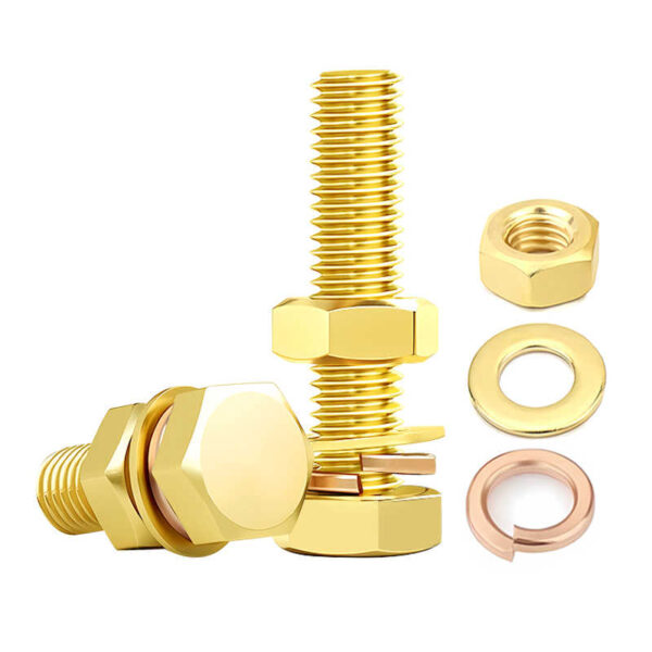 Hex Brass Bolts And Nuts