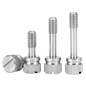 Slotted Flat Head Knurled Thumb Screws