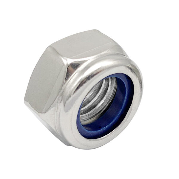 Stainless Steel Locking Nuts Inserted with Nylon