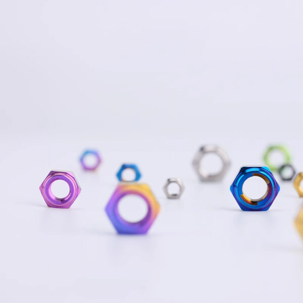 Titanium Colorful Locking Nuts