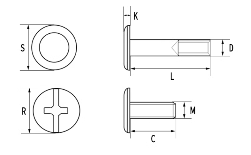 brarrel nuts drawing