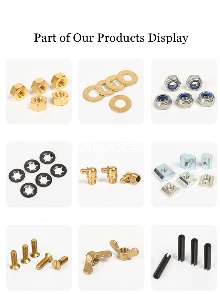 brass products display