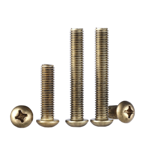 brass round head screws