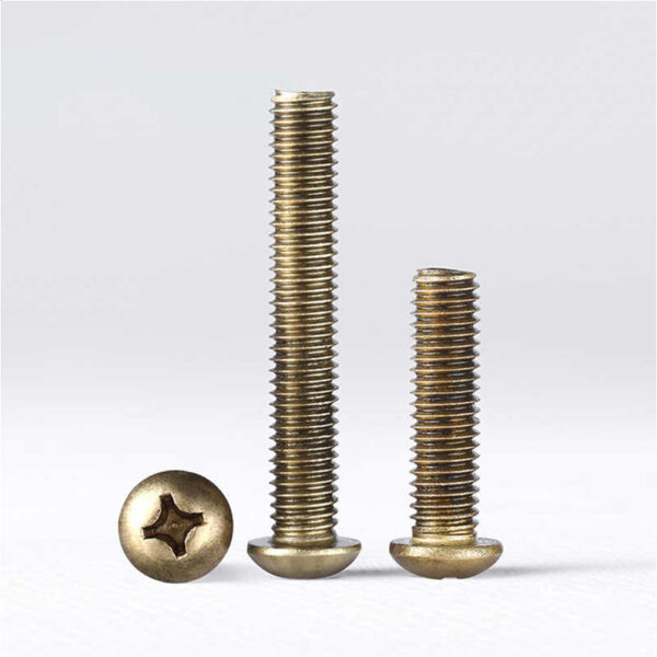 brass round head screws