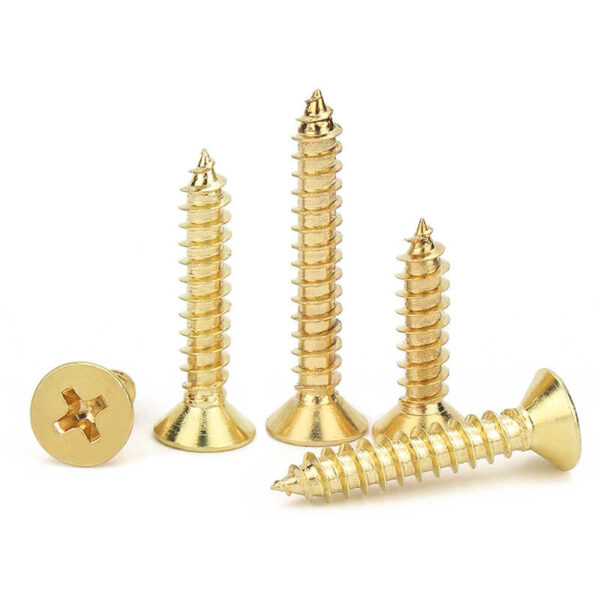 brass self tapping screws