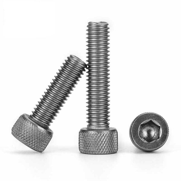 Knurled Socket Countersunk Titanium Screws - FastenMetal LTD