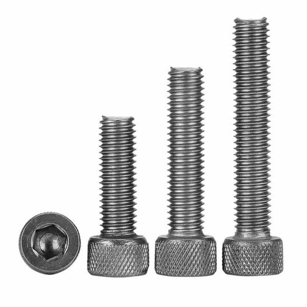 Knurled Socket Countersunk Titanium Screws - FastenMetal LTD