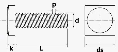 Square Head Bolts Printing - FastenMetal LTD