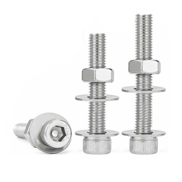 Stainless Long Socket Screws and Nuts