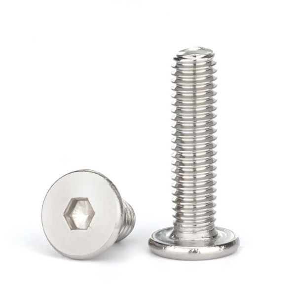 thin flat head socket screws