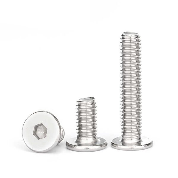 thin flat head socket screws