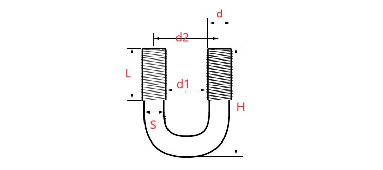 U Bolt Drawing