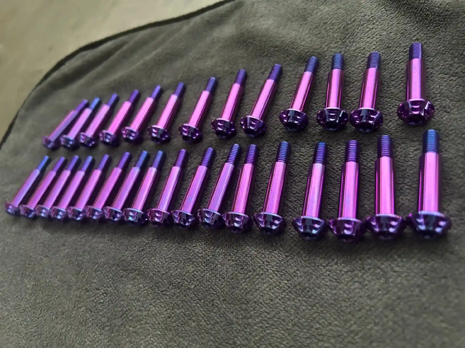 motor bike titanium bolts